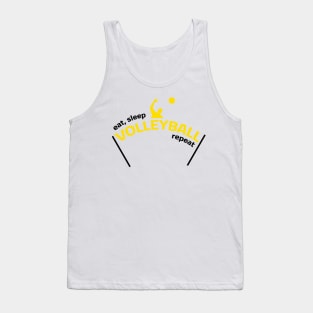 Eat Sleep Volleyball Repeat Tank Top